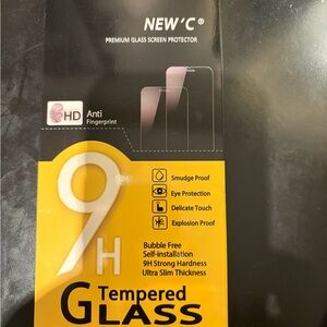 NEW'C Tempered Glass Screen Protector for iPhone 15